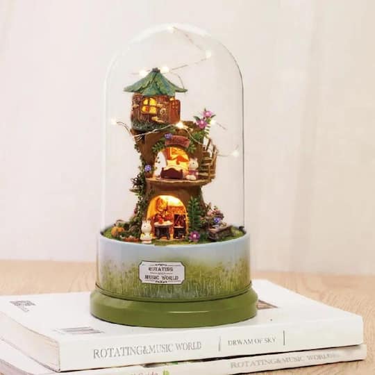 Wizardi Miniature Roombox Kit: The Forest Whim Dollhouse Kit